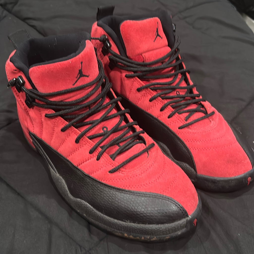 Nike Men's Red And Black Sneakers